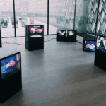 TVs in a room