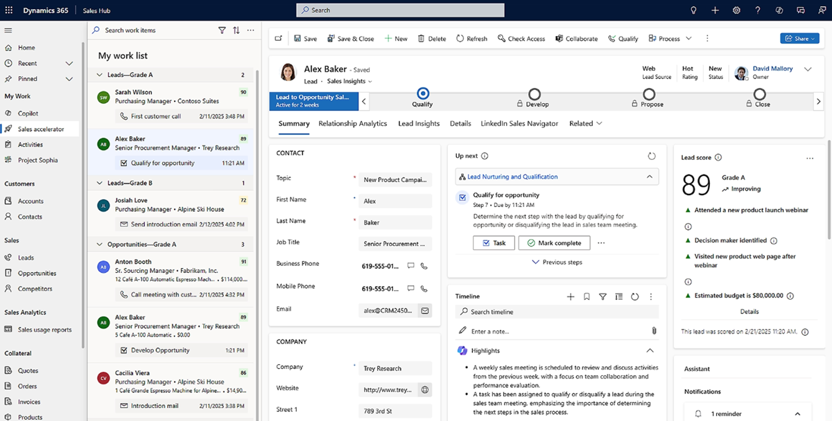 dynamics 365 optimisation services